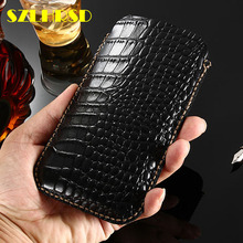 SZLHRSD Genuine Leather phone bags For ASUS ZenFone Max M1 ZB556KL Cases Flip cover slim pouch stitch sleeve 2024 - buy cheap