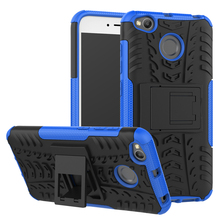 for Xiaomi Redmi 4X Case Xiaomi Redmi 4 X Armor Rugged Dual Layer Shockproof Stand Hard Silicone Case Cover 2024 - compre barato