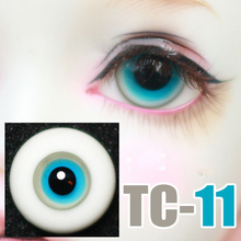 Ojos de muñeca azules y grises en capas, Ojos de cristal sin rayas para BJD SD DD MSD YOSD tío Doll, accesorios de Ojos de seguridad para TC-11, 1/3, 1/4, 1/6 2024 - compra barato