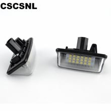 CSCSNL 2 шт. автомобильные 12В 18LED номерные знаки SMD для Toyota Corolla_E11 Crown S180 Starlet EP91 Vios Previa ACR50 GSR50 2024 - купить недорого