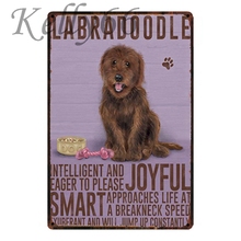 [ Kelly66 ] LABRADOODLE Vintage Metal Sign Tin  Home Decor Bar Wall Art Painting 20*30 CM Size y-1610 2024 - buy cheap