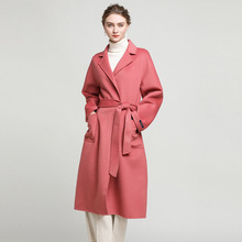 MLCRIYG-abrigo largo de lana para mujer, abrigo cálido de Cachemira, chaqueta de lana de doble cara, YQ329, otoño e invierno, 2019 2024 - compra barato