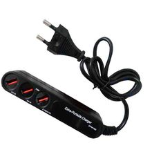 US /EU Power Strip 3 Ports Multifunctional Travel Outlet 2.1A USB Charger 0.8M Extension Cord Socket For Original Xiaomi LG 2024 - buy cheap