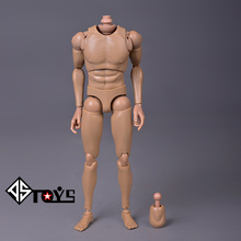 1:6 Scale Nude Body Action Figure Male Narrow shoulder Muscular Body Model Accessory for 12" Dragon Action Figure Toy 2024 - buy cheap