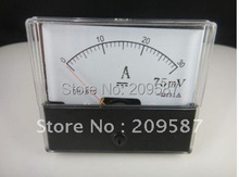 Medidor de Panel de amplificador analógico amperímetro de corriente DC 0-30A + derivación 2024 - compra barato