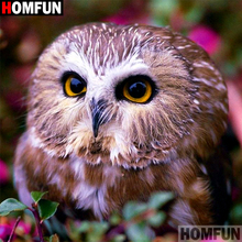 Homfun Full Square/Round Drill 5D DIY Diamond Painting "Animal owl" 3D Embroidery Cross Stitch Home Decor Gift A13222 2024 - buy cheap