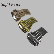 16mm 18mm 20mm Stainless Steel Watch Buckle for Omega Leather Watch Band Silver Rosegold Yellow gold Deployment Clasp for Straps 2024 - buy cheap
