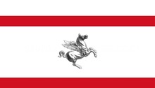 Итальянский флаг Тосканы 3ft x 5ft полиэстер баннер Летающий 150*90 см пользовательский открытый 2024 - купить недорого