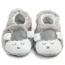 Cute Cartoon Sheep Autumn Winter Warm Baby Shoes Infant Soft Sole First Walkers Slipper Crib Shoes Boy Girl Bebe Baby Booties 2024 - buy cheap