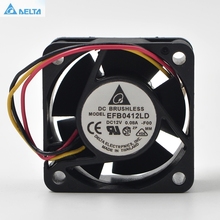 Para delta EFB0412LD 4020 12V 0.08A 4CM 1U interruptor silencioso chasis fuente de alimentación ventilador 2024 - compra barato