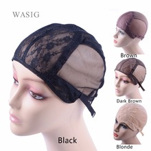 Lace Wig cap for making wigs with adjustable strap on the back weaving cap size S/M/L/XL glueless wig caps hair net hairnets 2024 - buy cheap