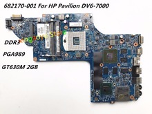 Placa-mãe para computador laptop, 682170-001, 100%, para hp dv6 2024 - compre barato