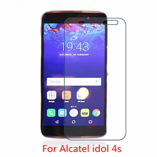 Protetor de tela de vidro temperado para alcatel one touch idol 4 (5.2 "), película protetora 2.5d 9h para alcatel idol 4 velocidades 2024 - compre barato