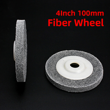 Roda de polimento de fibra de nylon, não-tecido, disco abrasivo para metal e madeira, ferramenta de moedor angular, 100x16mm, 7p, 9p 2024 - compre barato