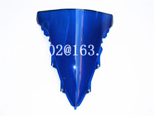 Para-brisa azul de yamaha, para modelos yzf 1000 r1 2009 2010 2011 2012 2013 e 2014, com bolhas duplas, para modelos yzf r1 09 10 11 12 13 14 2024 - compre barato