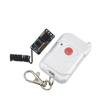 Mini receptor de controle remoto, interruptor de iluminação led smd de 3.7v, 4.5v, 5v, 6v, 7.4v, 9v, 12v com controle remoto de 433.92mhz