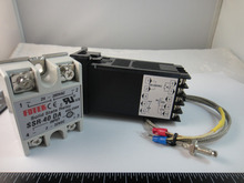 Controlador de temperatura Digital PID, 100-240V, máx. 40a SSR + K, par de pasos 2024 - compra barato