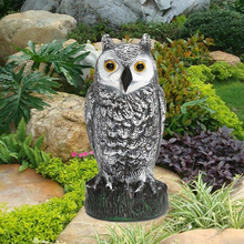 Large Fake Owl Decoy Hunting Deterrent Bird Reject Pigeon Cat Crow Scarer Repeller Garden Pest Control For Hunting Decoration 2024 - buy cheap