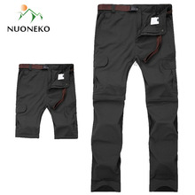 M-7XL Men's Summer Quick Dry Removable Hiking Pants Breathable Trousers Outdoor Sports Trekking Fishing Waterproof Shorts PN18 2024 - buy cheap