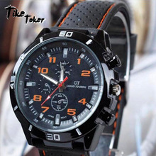 2019 relógios de luxo da marca masculina relógio de quartzo analógico moda casual esportes horas aço inoxidável relógio de pulso 2024 - compre barato