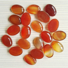 Wholese hot selling Nature carnelian Stone beads oval CAB CABOCHON loose Beads for jewelry 13x18mm 50pcs/Lot 2024 - buy cheap