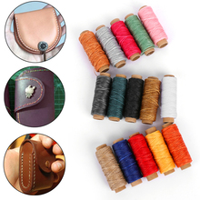 50 Meters Durable 1mm 150D Leather Waxed Thread Cord  Hand Stitching Thread Flat Waxed Sewing Line for DIY Handicraft Tool 2024 - buy cheap