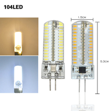 1Pcs Chandelier LED Bulb SMD 3014 G4 LED lamp 24leds 5 32 48 64 96 LEDs AC220V DC12V Replace Halogen Lamp candle lights 2022 - buy cheap