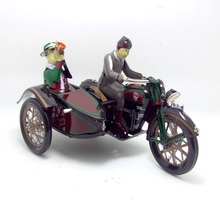 rare collection of iron toys Tin Three wheeled motorcycle Model 2024 - buy cheap