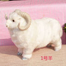 big simulation sheep toy lifelike sheep model gift about 33x15x27cm 2024 - buy cheap