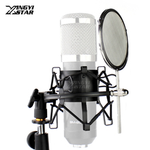 Металлическая Противоударная подставка для микрофона, изоляционный щит для микрофона, поп-фильтр, Студийный микрофон, ветрозащитный экран для CAD GXL2200 GXL3000 BM700 2024 - купить недорого