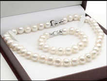 Collar de perlas blancas del Mar del Sur, pulsera AAA NATURAL de 10-11MM, envío gratis 2024 - compra barato