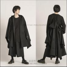 Casaco masculino de lã com design exclusivo, capa de outono e inverno super solta 2024 - compre barato