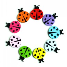 Ladybug tecido artesanal fofo 2 polegadas 9 cores acessórios prendedores de cabelo joaninha para acessórios fofo feltro acessórios diy para faixas para crianças 2024 - compre barato