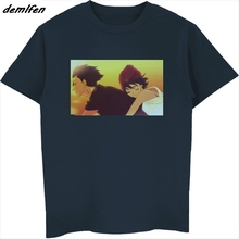 Devilman camiseta masculina com gola redonda, camiseta de manga curta com 80s do anime para homens, camisa de hip hop e harajuku streetwear 2024 - compre barato