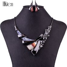 MS1504827 Fashion Brand Jewelry Sets Gunmetal Plated Purple Necklace Set 7Colors Bridal Jewelry High Quality Party Gifts 2024 - buy cheap
