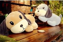 creative plush toy large 45cm down cotton prone dog very soft doll pillow sofa cushion Christmas gift b1010 2024 - buy cheap