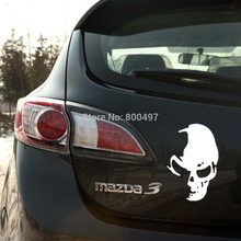 Funny Skull Car Stickers Ghost Rider  Car Decal for Toyota Renault Chevrolet  Volkswagen Tesla Opel Hyundai Kia Lada 2024 - buy cheap