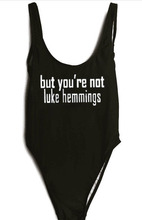 Pero you'er no Luke Hemmings-body de una pieza de malla, traje de baño, ropa de playa, BIKINI SEXY para mujer 2024 - compra barato