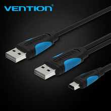 Vention Mini USB Cable with Dual-Power USB 2.0 Power Supply Charger Transfer Cable For Computer MP4 Camera for Hard Disk USB 2024 - buy cheap