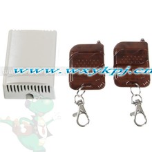 50 peças dc 12v 4ch 1 receptor e 2 transmissores # way de trabalho é ajustável 315-433mhz 200m para porta/janela/lâmpada de garagem