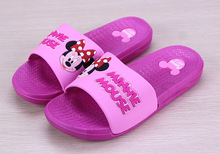 2019 Disney children's sandals and slippers baby slippers summer cartoon indoor non-slip girl baby Minnie slippers 2024 - buy cheap