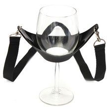 Portable Wine Glass Holder Strip Birthday Bar Party Wine Holder 2024 - buy cheap