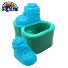 Shoes Silicone Mold Baking Cake Decoration Tools Dessert Chocolate Polymer Clay Form Boots Candle Handmade Soap Moulds Kitchen 2024 - buy cheap