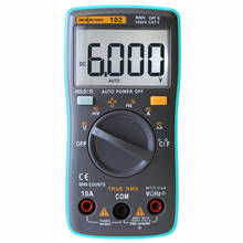 Multifunctional LCD Digital Multimeter DC AC Voltage Current Meter Resistance Diode Capacitance Tester Voltmeter Ohm 2024 - buy cheap