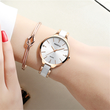 New NIBOIS Women Watches Luxury Wristwatch Relogio Feminino Clock for Women Milanese Steel Lady Rose Gold Quartz Ladies Watch 2024 - buy cheap