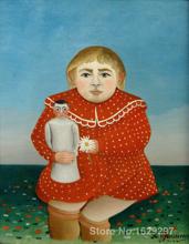 wall art modern The girl with a doll Henri Rousseau Paintings Hand painted High quality 2024 - buy cheap