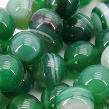 Trendy Accessory Parts Craft 6-12mm Semi Finished Stones Chalcedony Green Diy Beads Onyx Round Loose Jewelry Ornament Wholesale 2024 - buy cheap