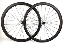 700C Road disc barke wheelset 38mm depth tubeless  carbon rims 25mm width disc cyclocross bike carbon wheels with 411/412 hubs 2024 - buy cheap