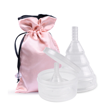 New Collapsible Menstrual Cup Health Medical Feminine Hygiene Vagina Product Women Alternative Tampon Sanitary Pads Period Cup 2024 - buy cheap