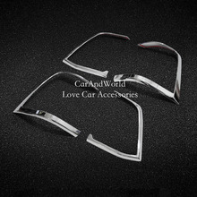 For 2012-2015 Toyota Land Cruiser LC 200 Rear Lights Cover Trim Tail Lamp Frame Decoration ABS Chrome Car-Covers Car Accessories 2024 - buy cheap